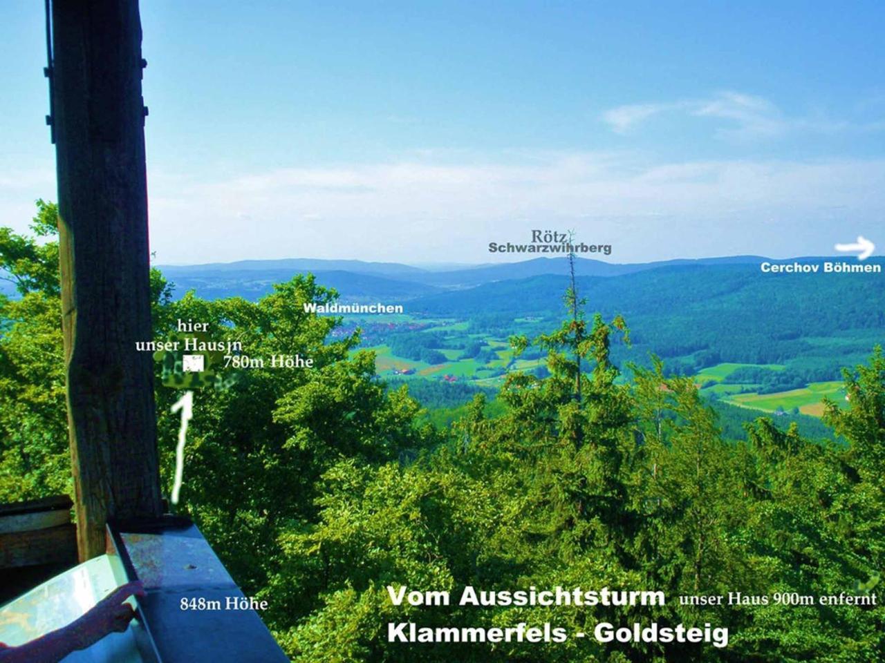 Ferienwohnungen Waldblick Waldmünchen Exteriör bild
